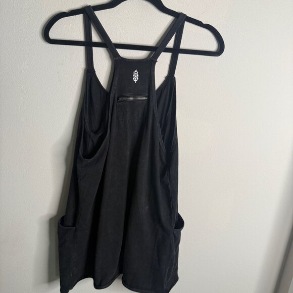 FP Movement Free People Women's Small Black Hot Shot Mini Dress Casual Workout - Picture 3 of 6